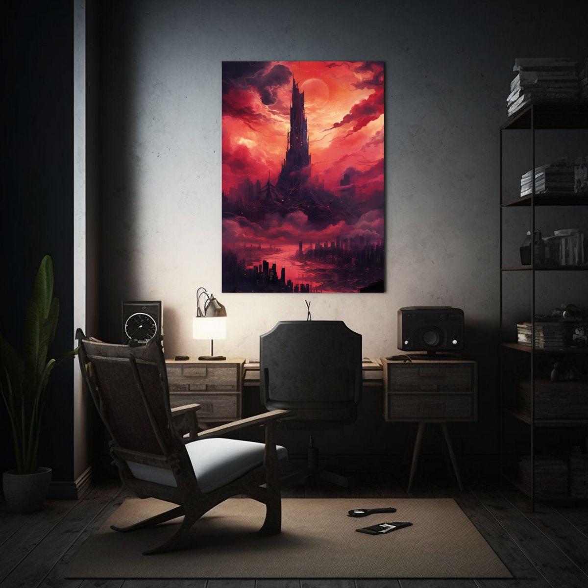 Pintura Decorativa De La Ciudad De Manhattan En 20x30cm-2