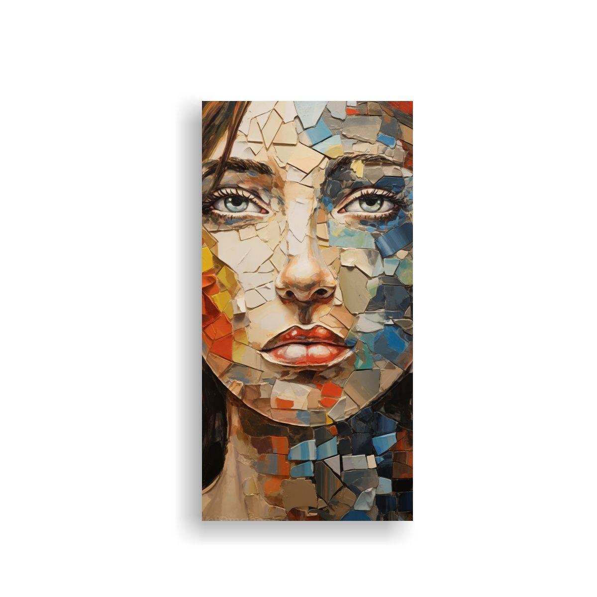 Paisaje Abstracto De Belleza En Mosaico Con 30x60 Cm-0
