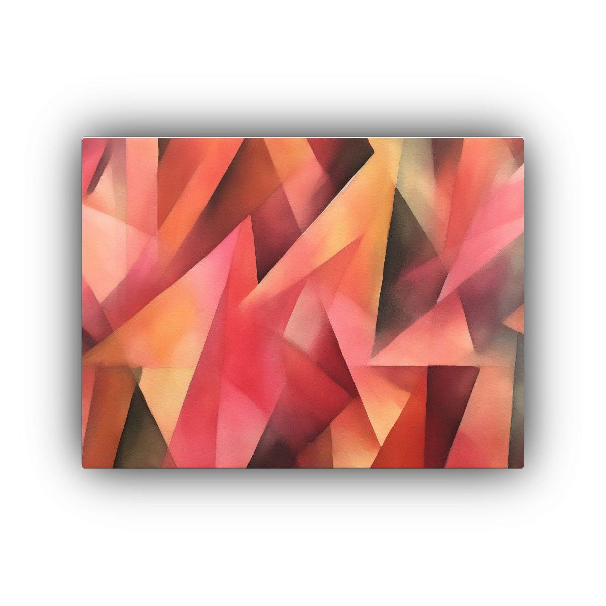 Cuadro Estilo Boccioni Y Futurista Mural Con Visiones Simult 65x50cm-0