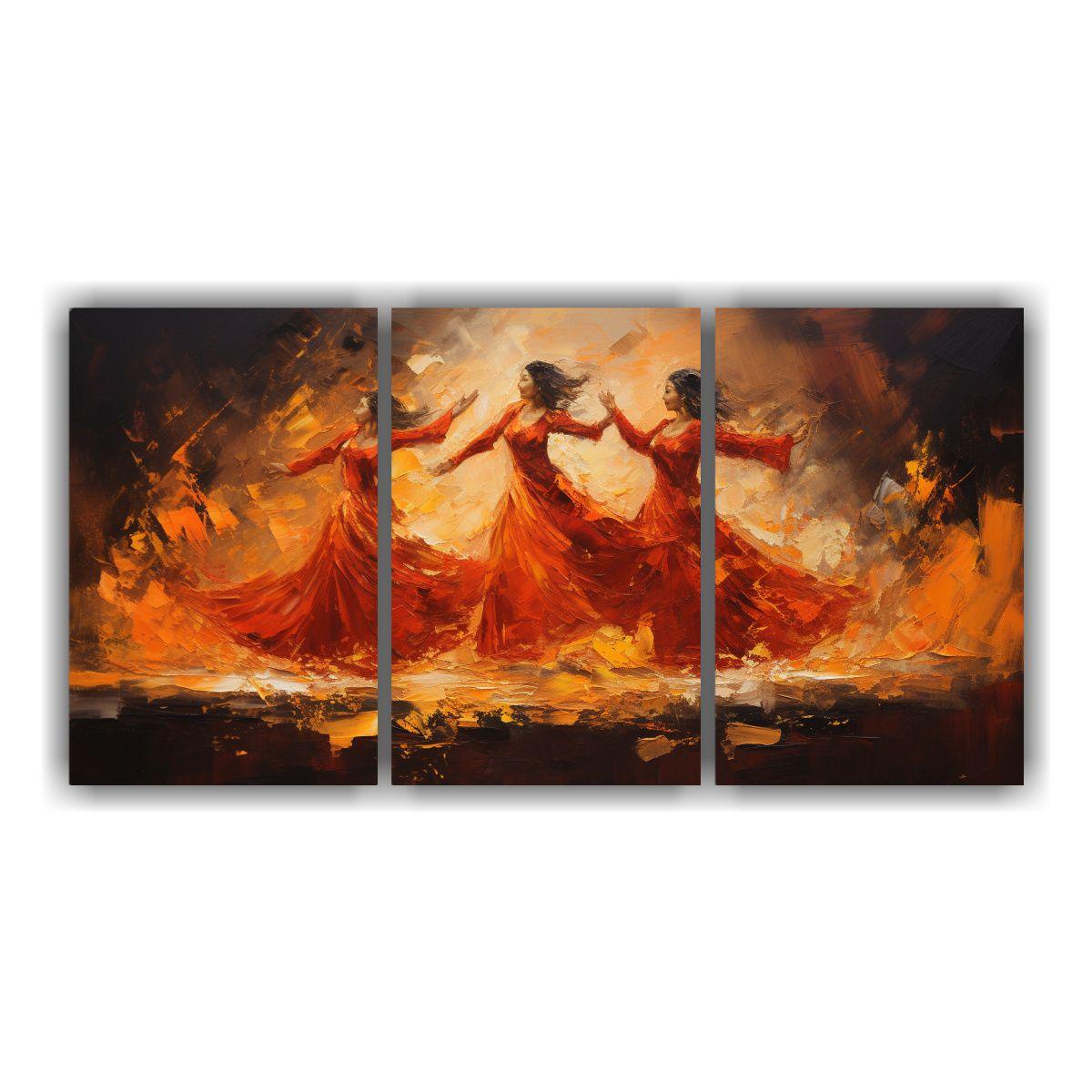 Cuadro Calidos Y Colorido De Bollywood: Vibrante 90x45 Cm-0