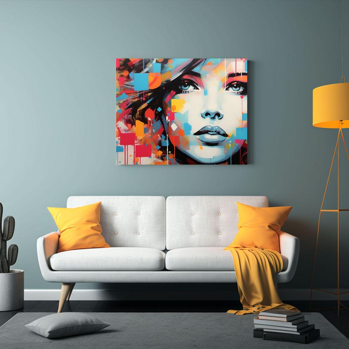 Pinturas Decorativas De Arte Contrastante Y Nostálgico De C 40x30cm-2