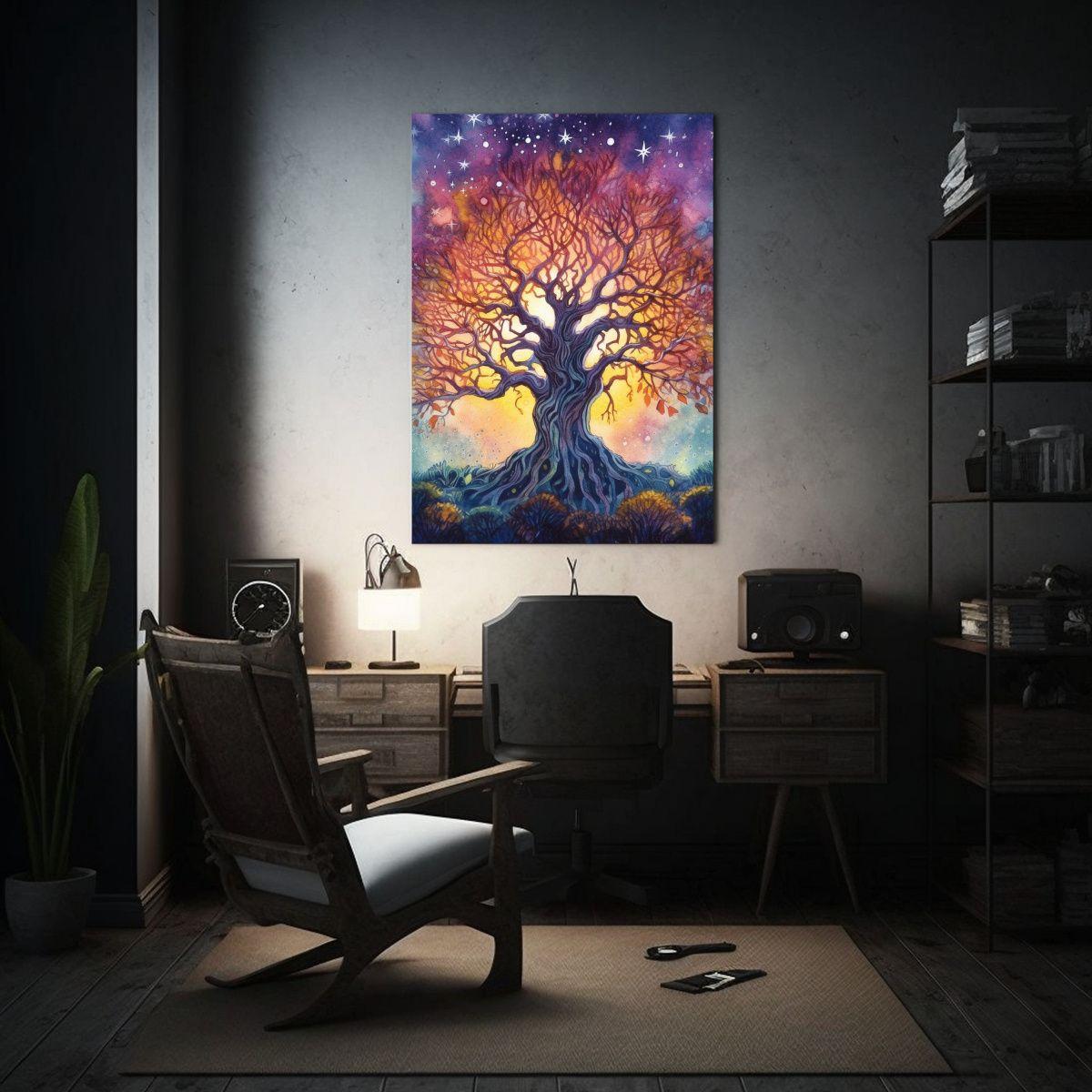 Cuadro Acuarela Detallado Y Hermoso De Una 40x60 Cm-2