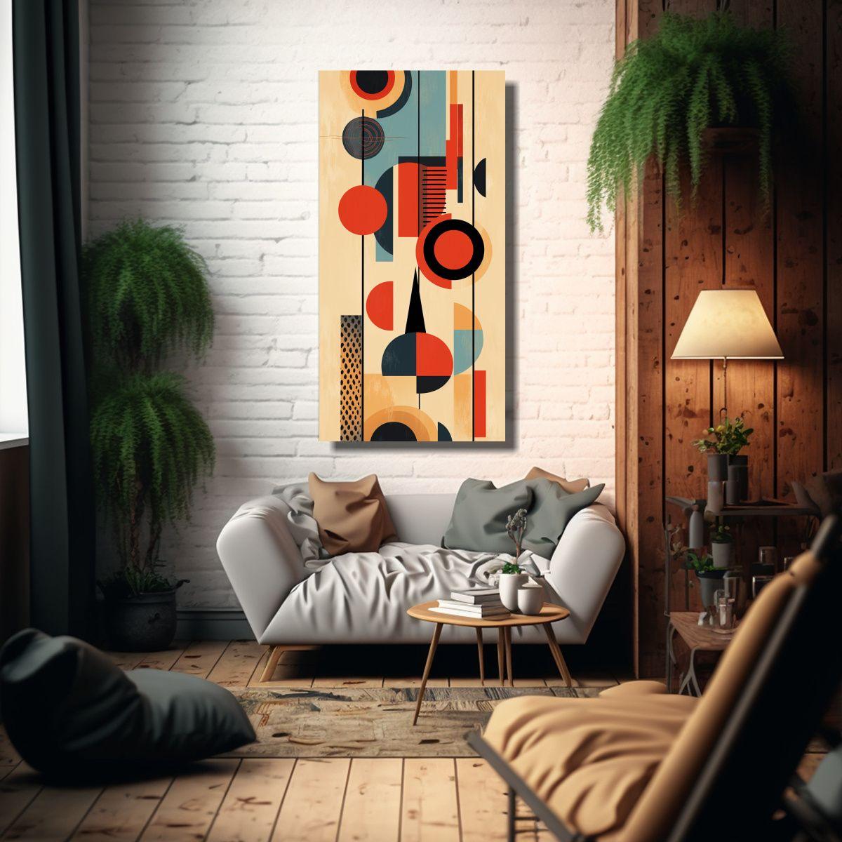 Cuadros De Decoración De Estilo Abstracto 20x40cm-2