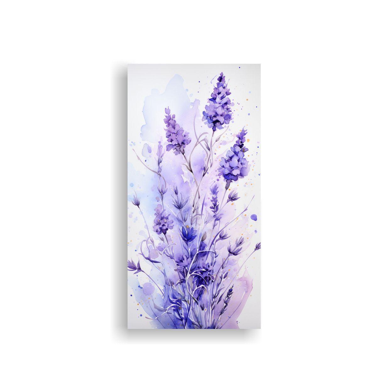 Cuadros Decorativos Con Salpicaduras De Acuarela 50x100cm-0