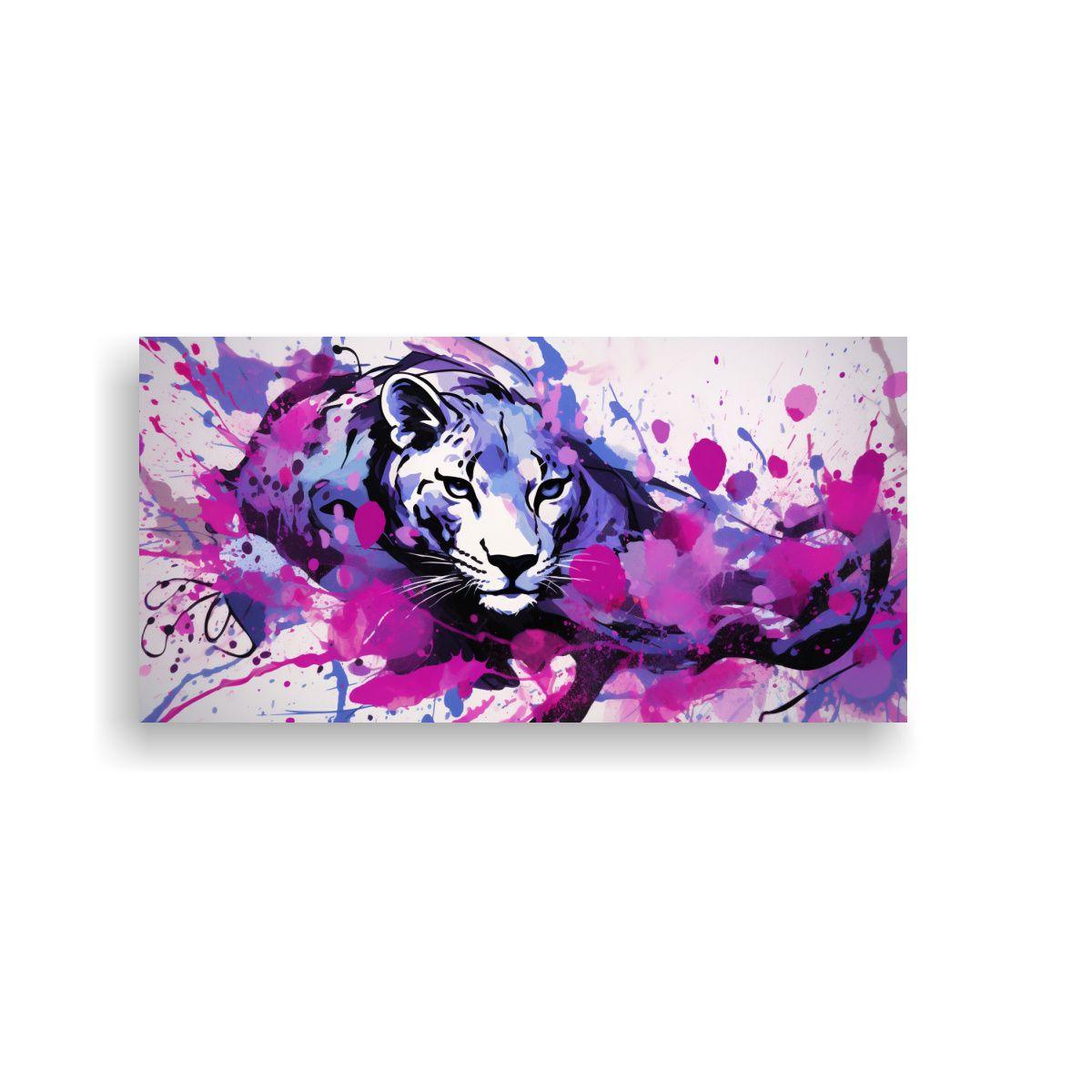 Pintura Decorativa Neo Pop En Tonos Susurrantes Y  60x30cm-0