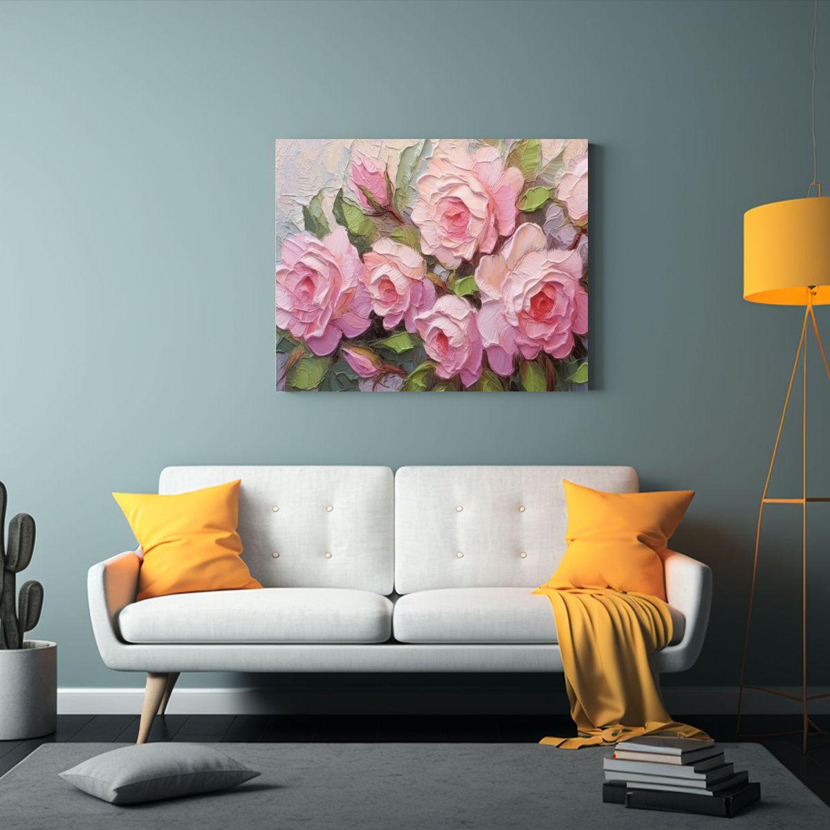 Cuadro Modernos Impasto Con Amplias Pinceladas 30x20cm-2
