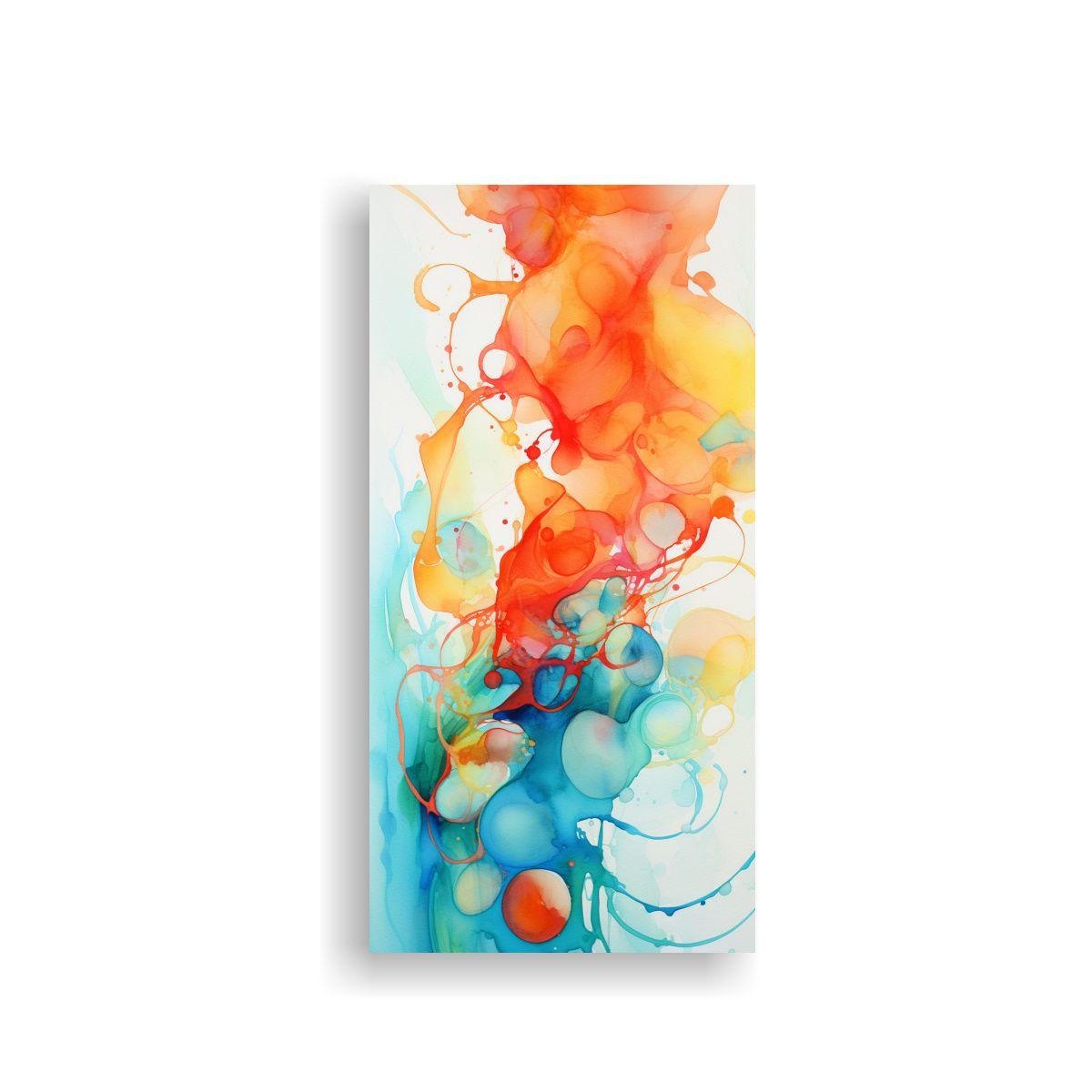 Pinturas Decorativas Abstractas Con Salpicaduras 30x60cm-0