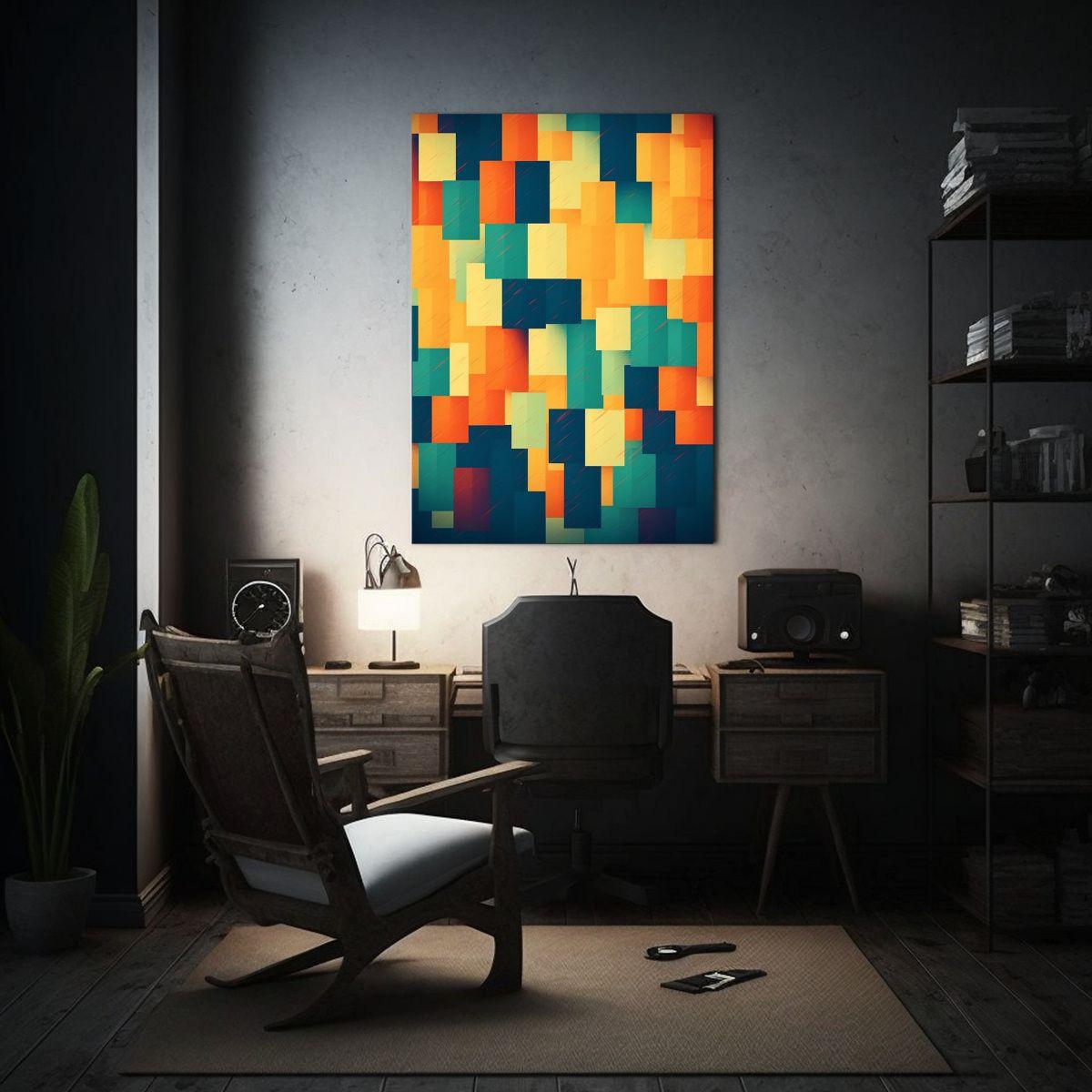 Pintura Decorativa De Pared Con Fondo Retro, 20x30cm-2