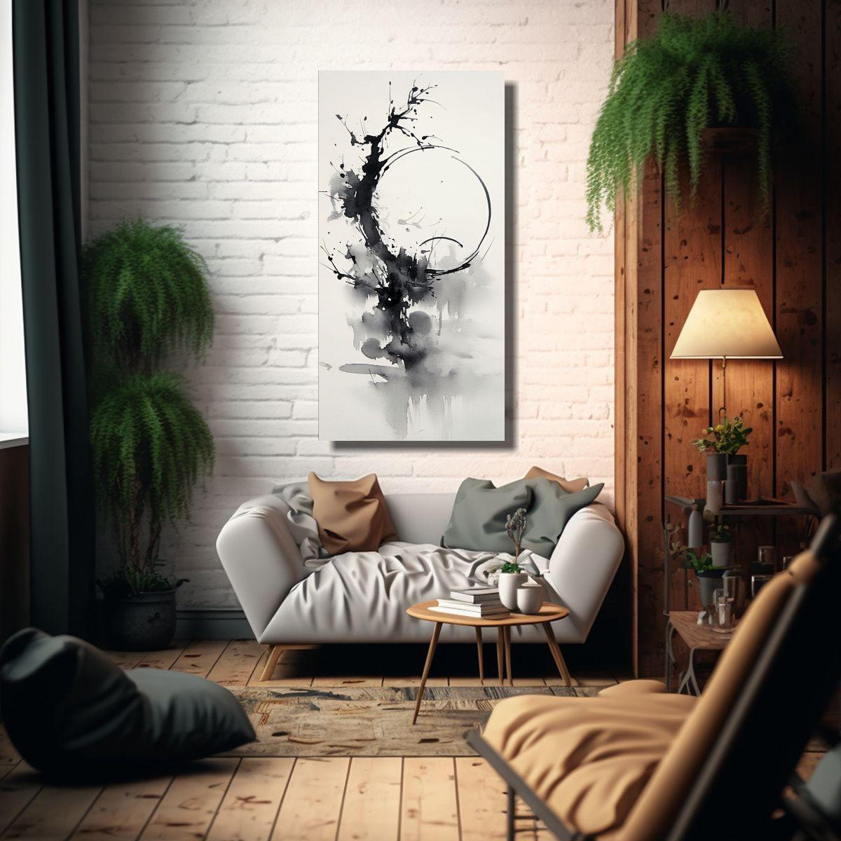 Pinturas Decorativas Estilo Tinta Lavada 60x120cm-2