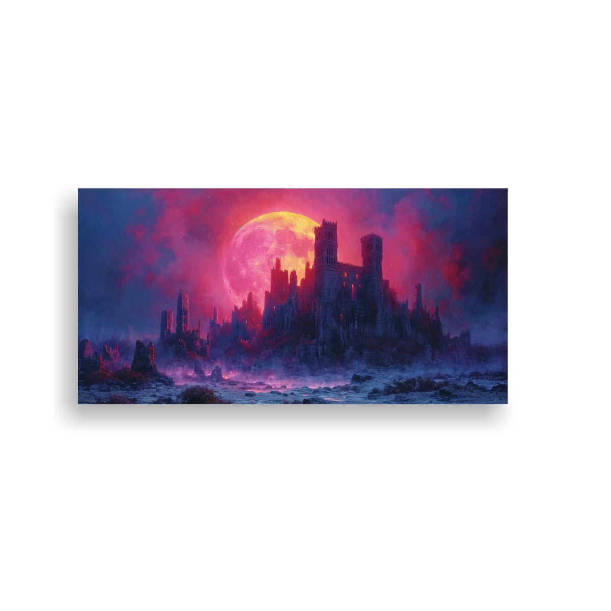 Pintura Lienzo Tela Estilo Apocalíptico Clásico 100x50cm-0