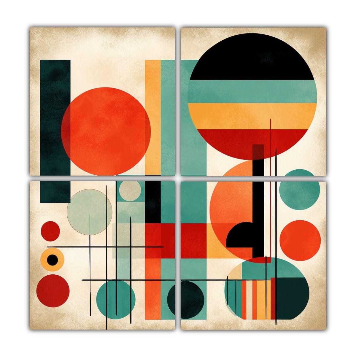 Cuadros Patron Intenso Para Decorar Arte Moderno 120x120 Cm-0
