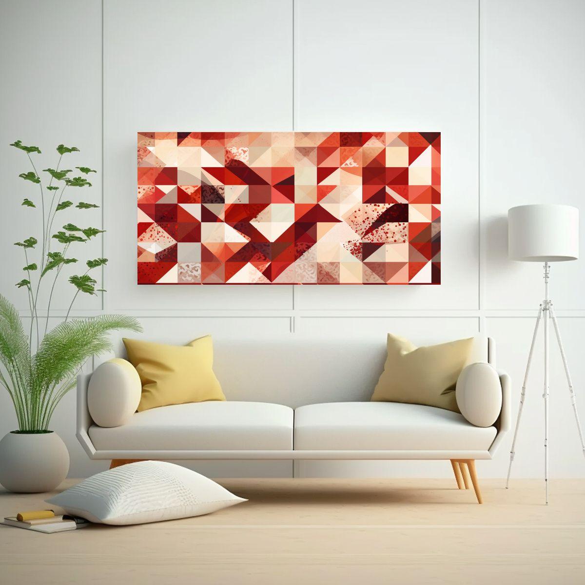 Pintura Decorativa En Lienzo Multicolor Con 120x60cm-2