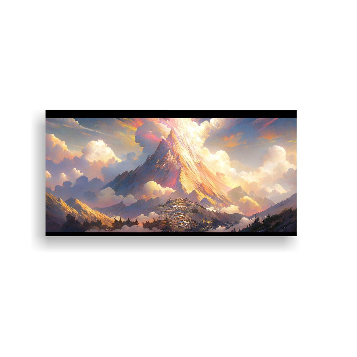 Pinturas De Decoración De Montañas Famosas Con A 140x70cm-0