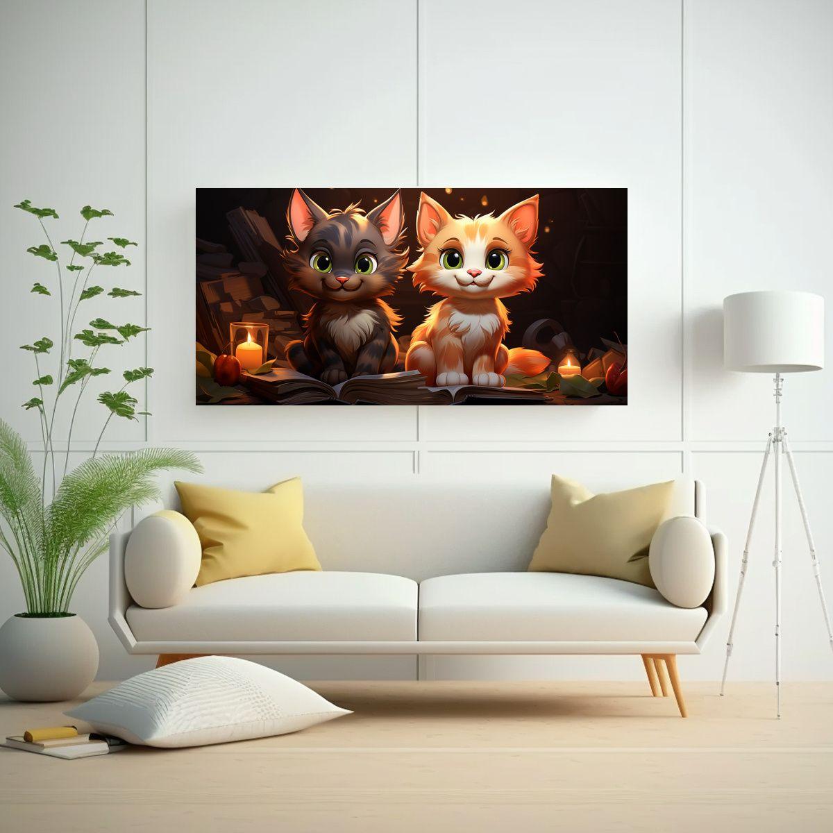 Diseño Artístico De Contraportada Con Pinturas 60x30 Cm-2