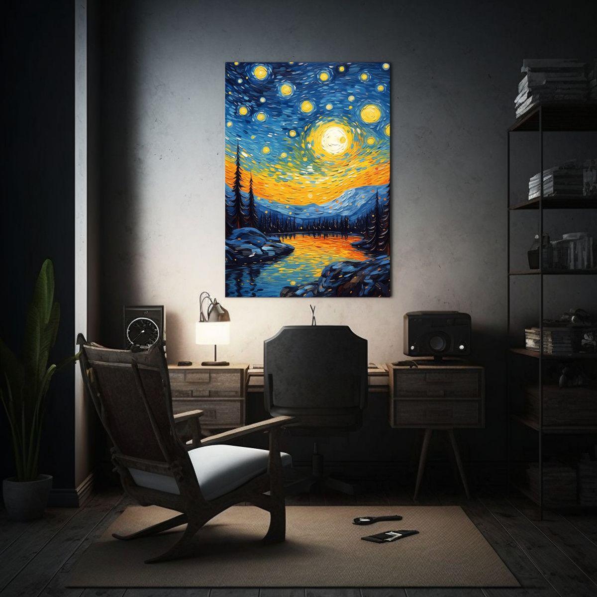 Lienzo Fantasía Inspirado En La Pintura De Salvador 30x45cm-2