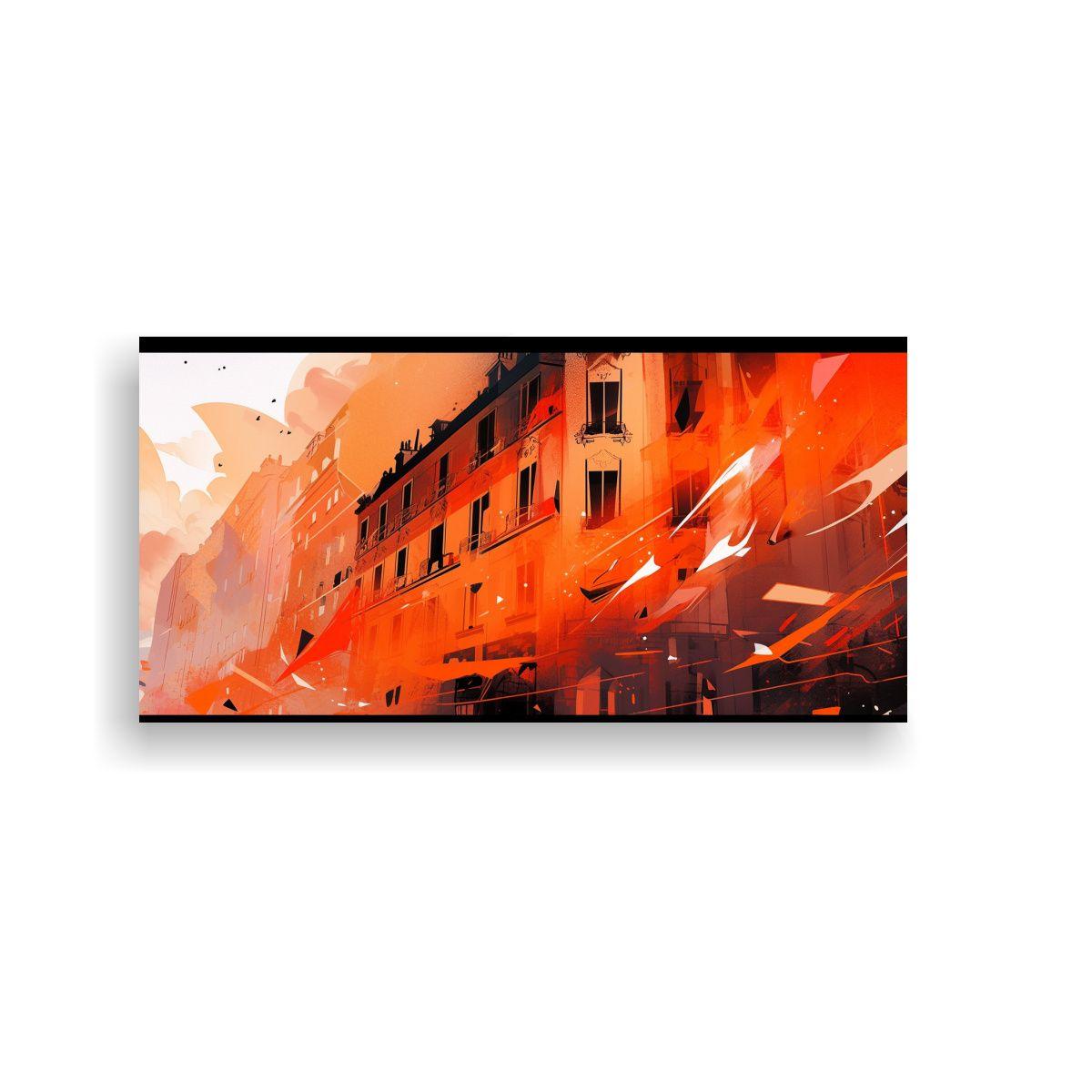 Cuadro Floral Intenso En Santiago, Chile En Colore 120x60cm-0