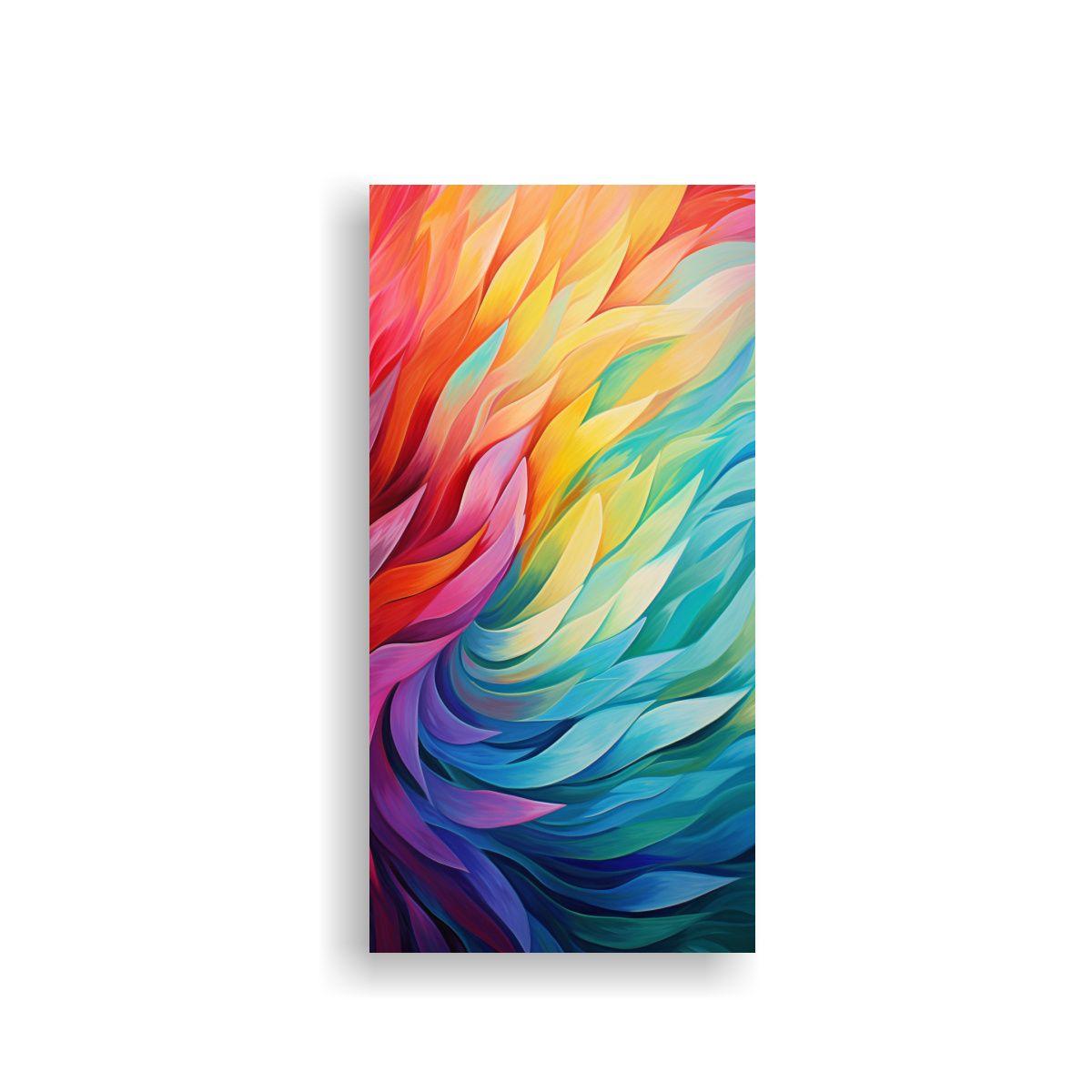 Pintura Decorativa De Patrones Abstractos En Movim 70x140cm-0