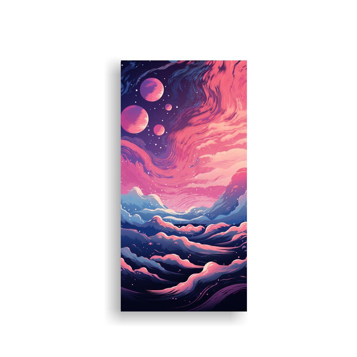 Pintura Decorativa Líneas Delgadas Visual 60x120cm-0