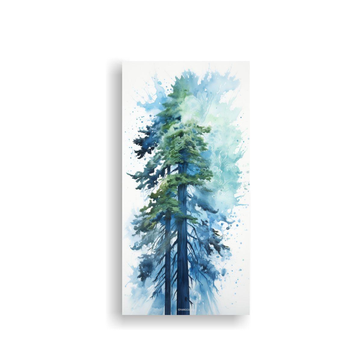 Composición Abstracta Redwood Tree Colores 40x80cm-0