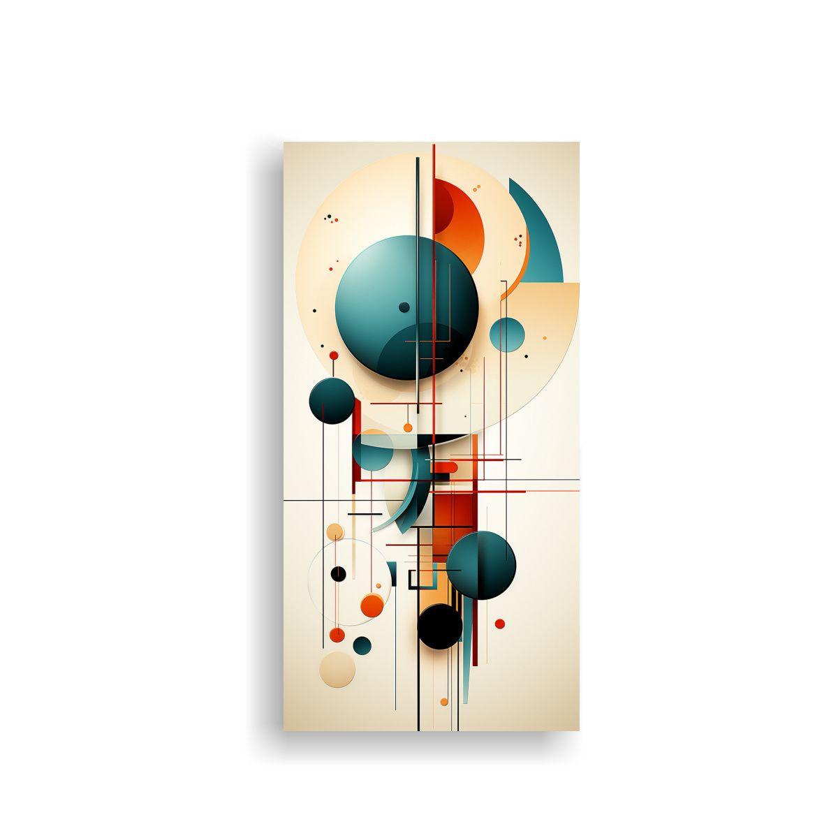 Pintura Decorativa Enigmática Con Composición 20x40 Cm-0