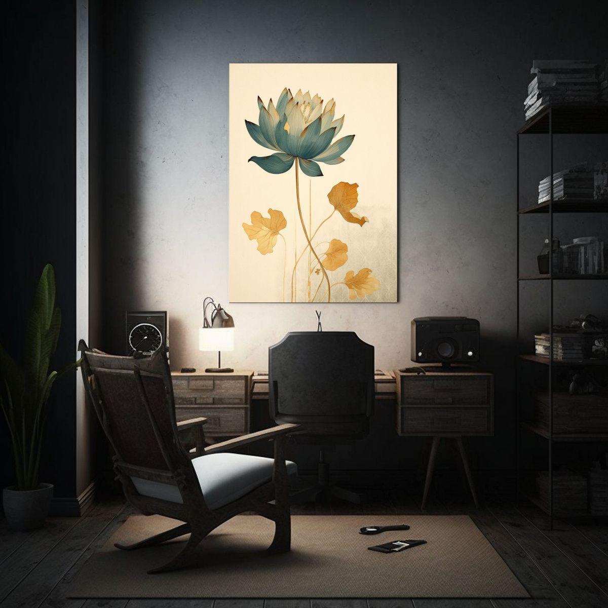 Pintura China De Loto De Agua Intensa En El Estilo 30x40cm-2