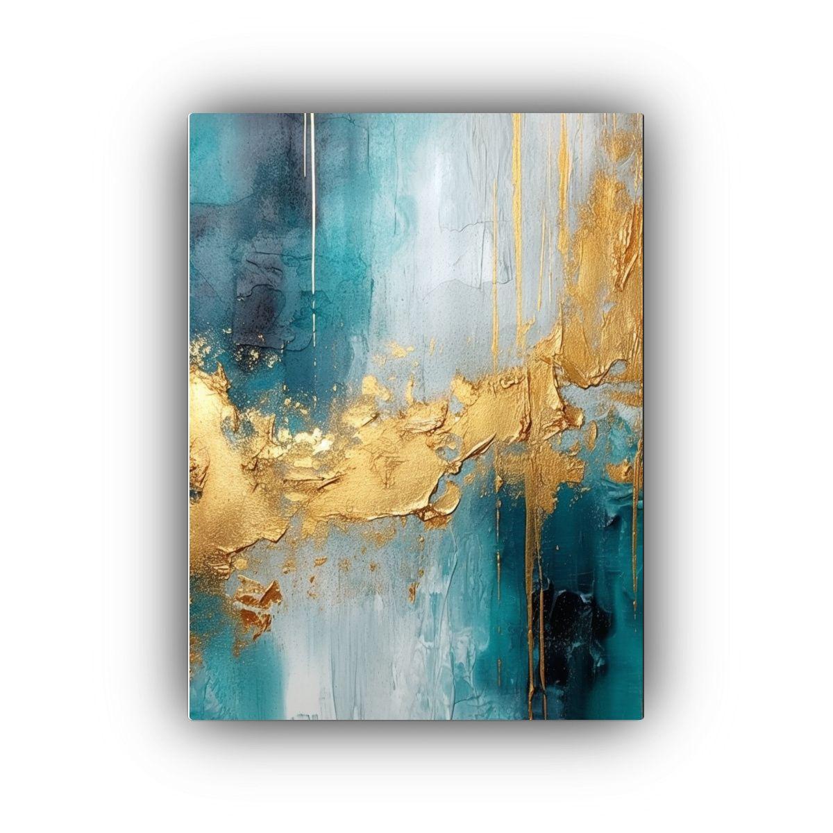Arte De Pared Modernos | Pinturas Abstractas Con Perspectiva 20x30cm-0