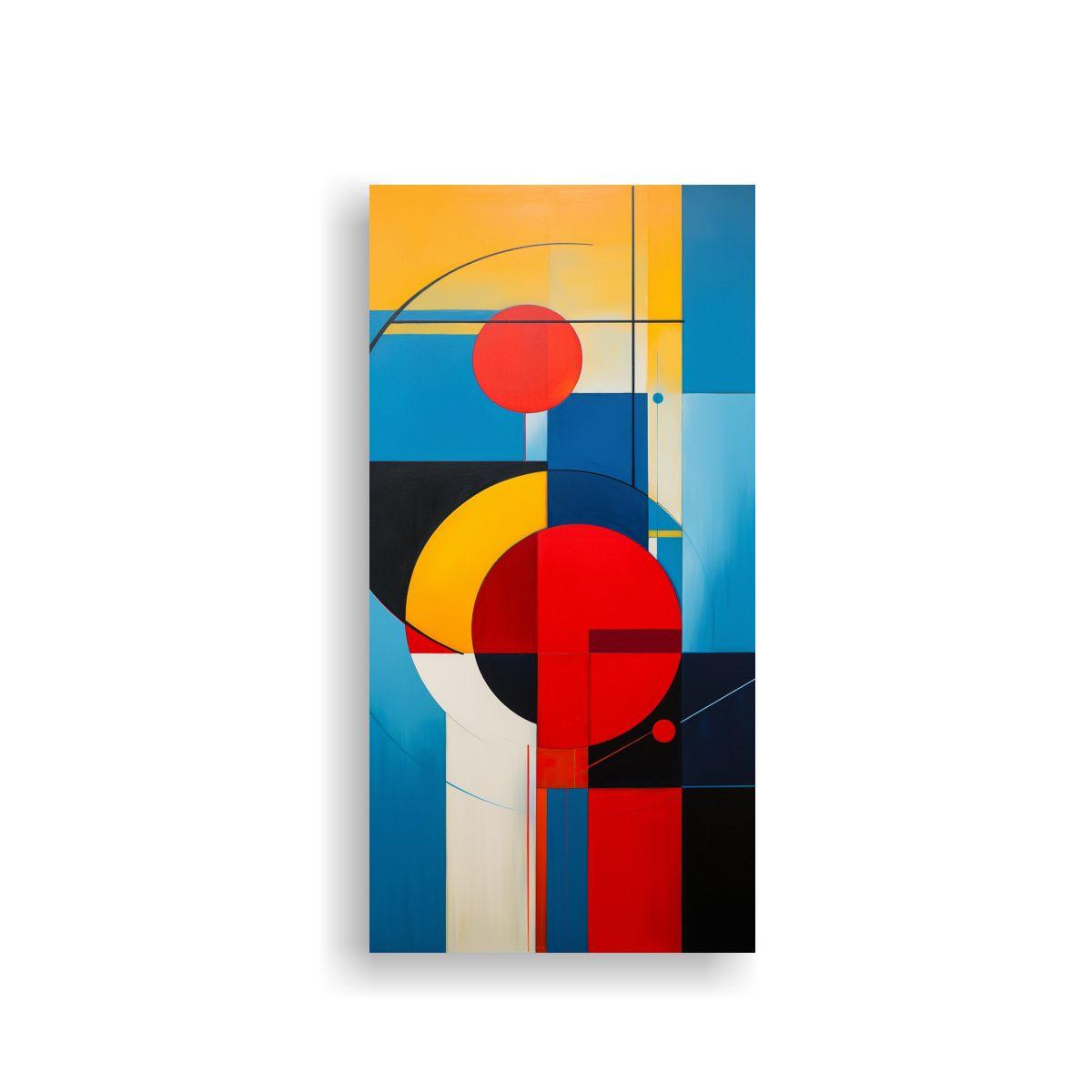 Pinturas Decorativas De Abstracción Geométrica 60x120cm-0