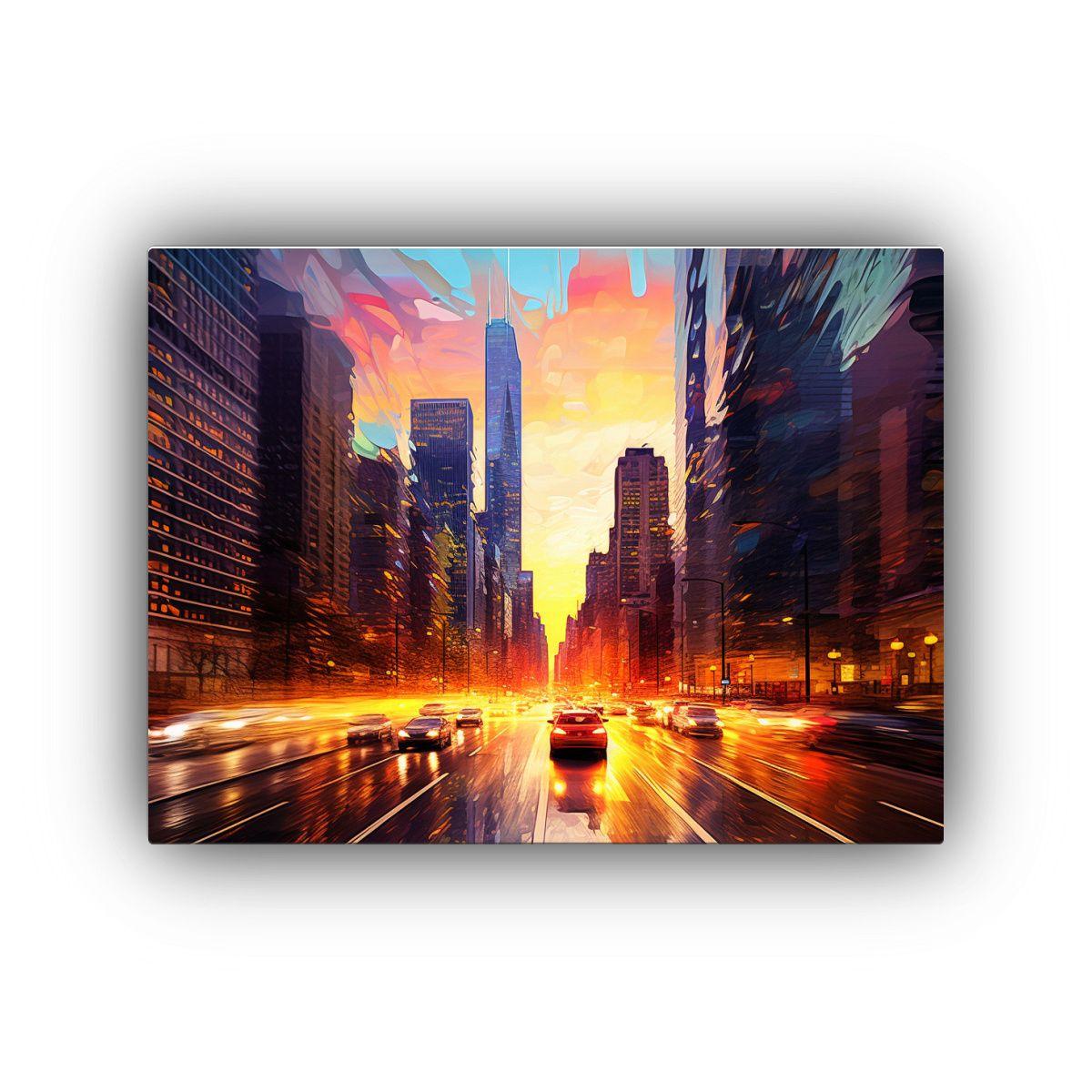 Pinturas Decorativas Transforman Paisaje Urbano En Un Arte C 120x80cm-0