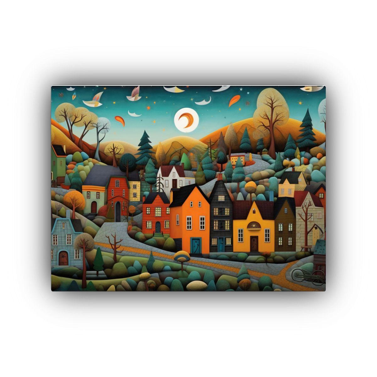 Pinturas De Decoración Creativa De Escenas Tranquilas En Un 65x50cm-0