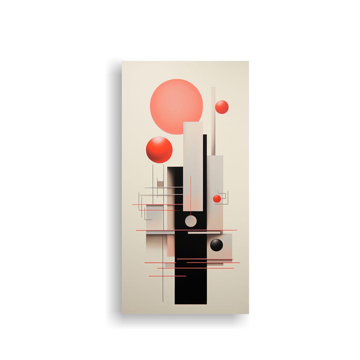 Pinturas Modernas Y Abstractas En Lienzo De Alta 20x40cm-0
