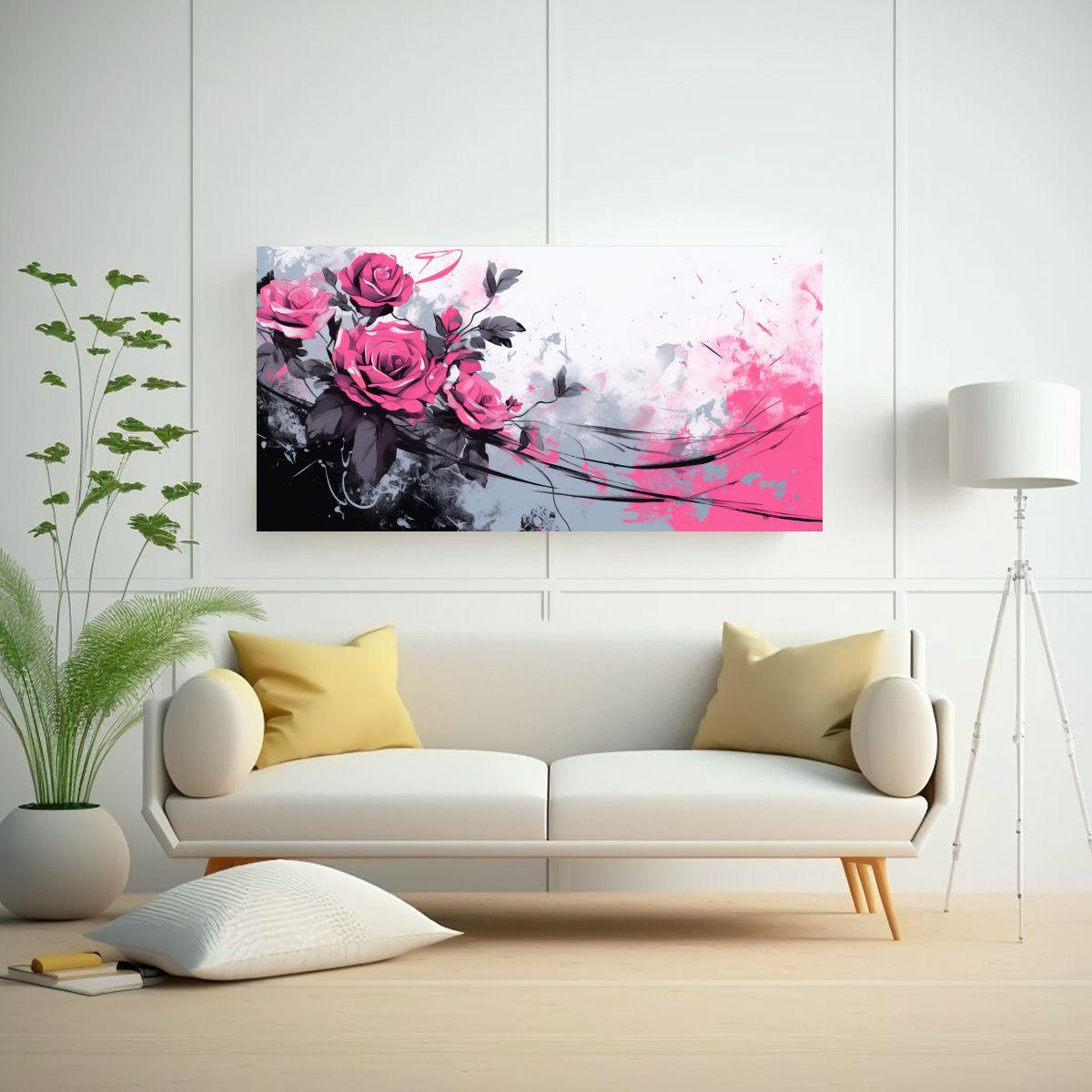 Pinturas De Decoración En Lienzo Estilo Juvenil 160x80 Cm-2