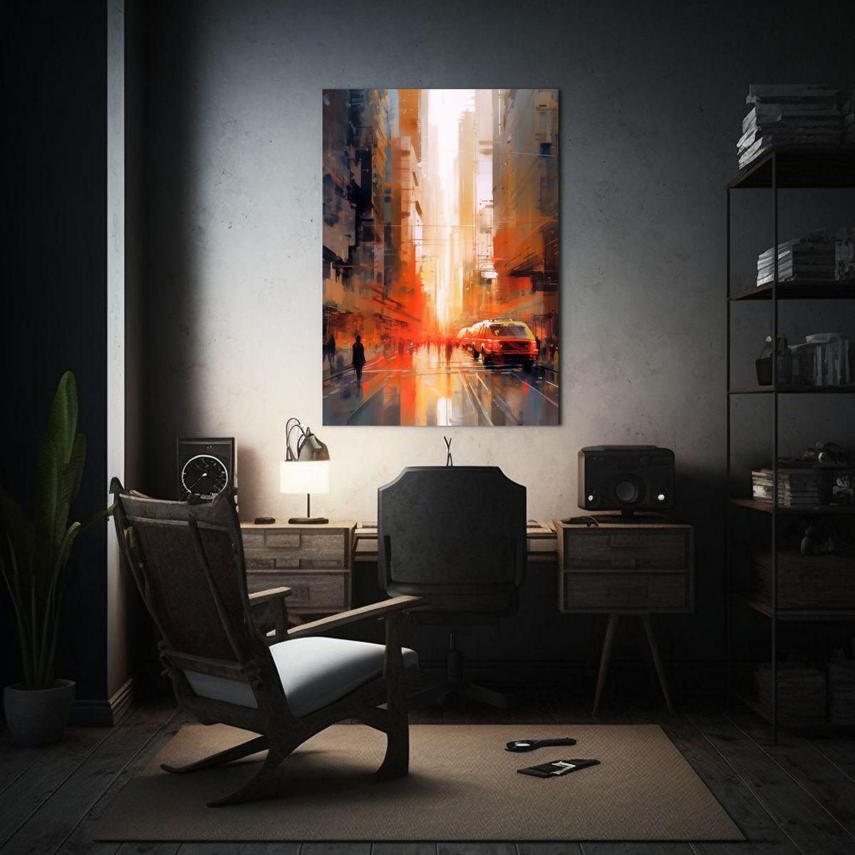 Pintura Abstracta Jonathan Anderson Estilo J Moderno 30x40cm-2