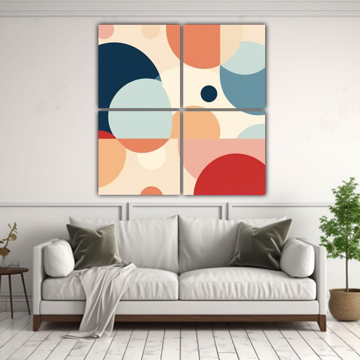 Cuatro Artes Inspiración Regalo Patrón 180x180 Cm-2