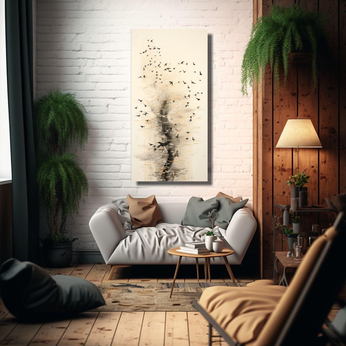 Cuadros Decorativos De Composición Vanguardista 60x120cm-2