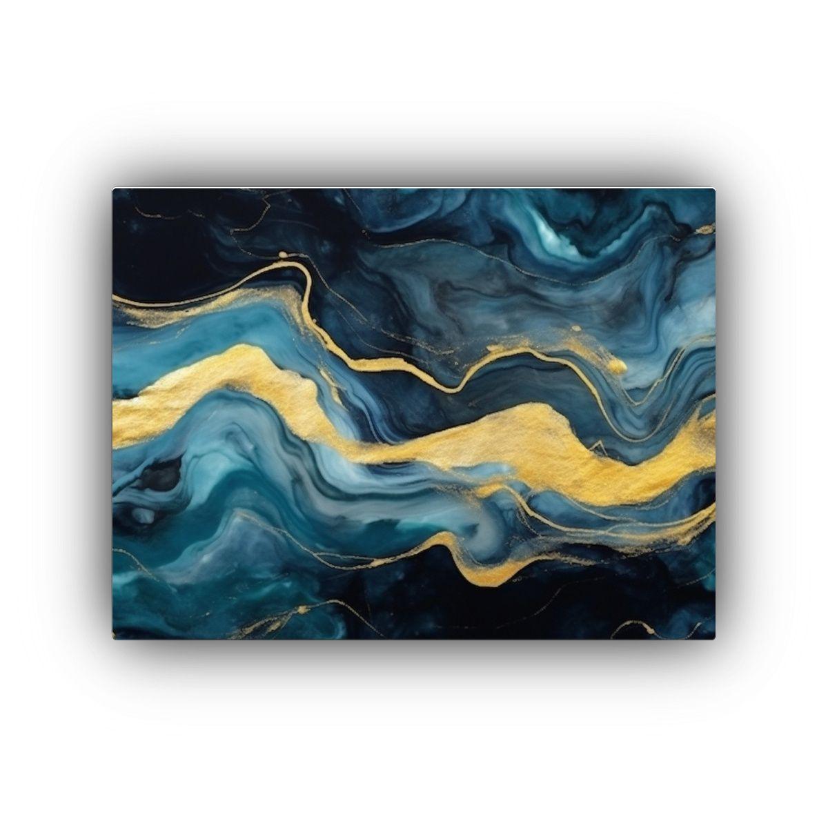 Pinturas Decorativas Artesanales En Fondo Acuarela Oscuro M 50x40cm-0