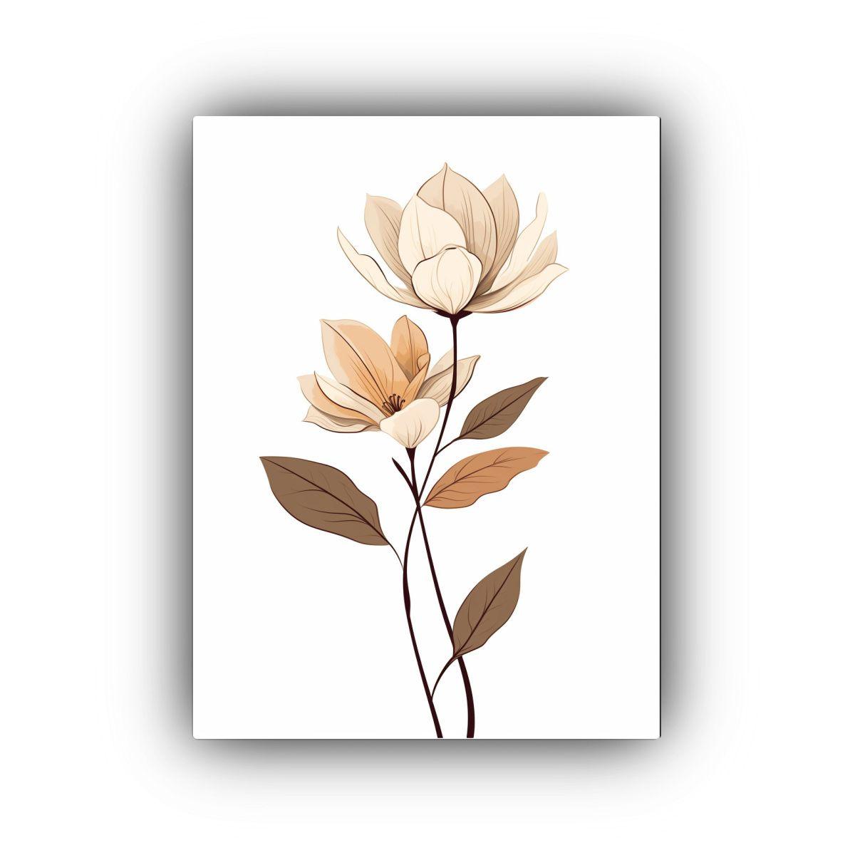 Pintura Lienzo Diseño Reflejo Minimalista Arte 30x45cm-0