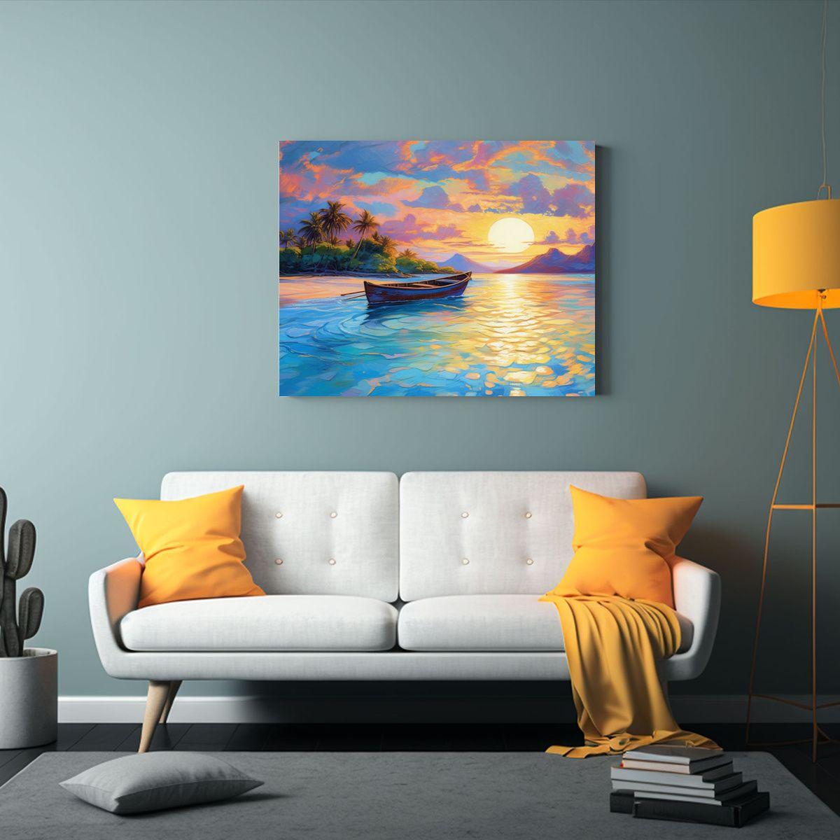 Cuadro único Estilo Mixto De Erin Hanson Y Donato Giancola. 120x80cm-2