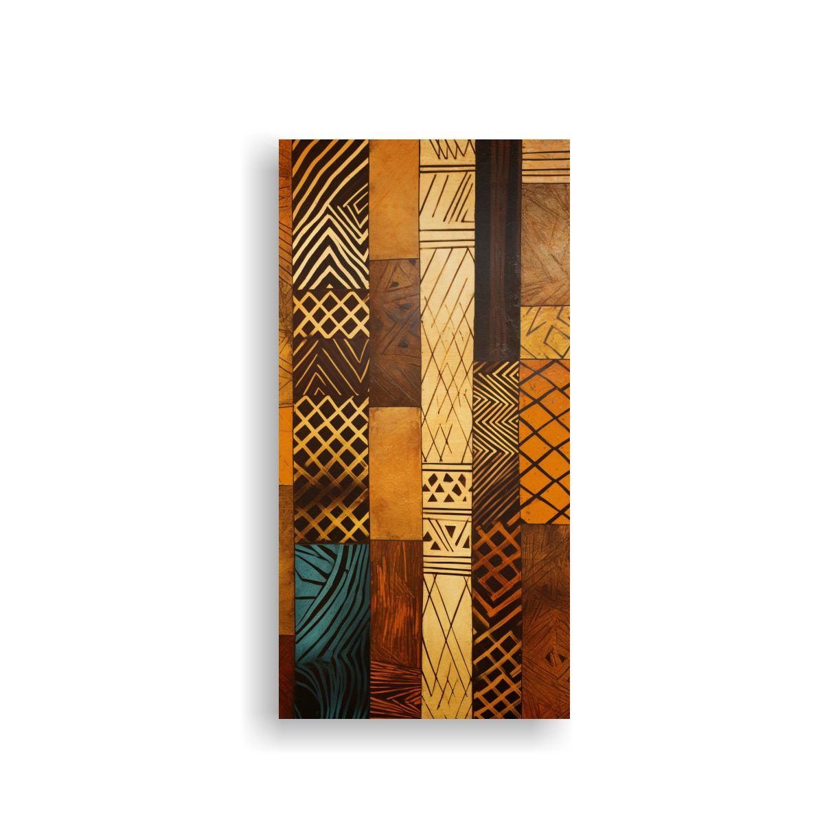 Pintura Decorativa De Lienzo Abstracto Luminoso 50x100cm-0