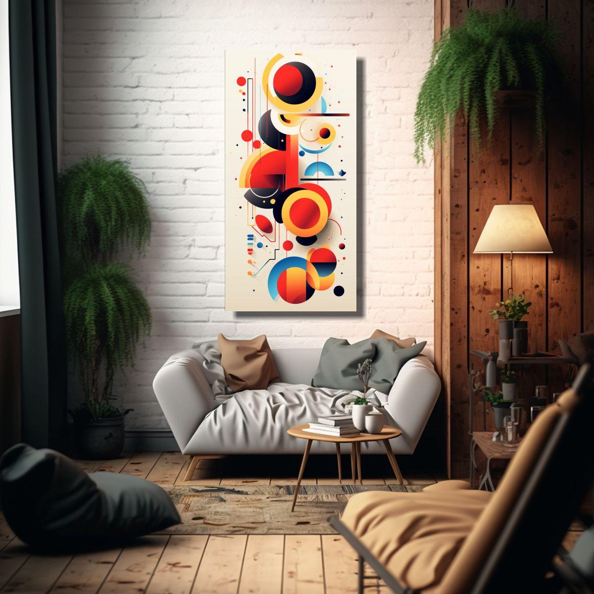 Cuadros Decorativos Abstractos De Acuarela: 70x140cm-2