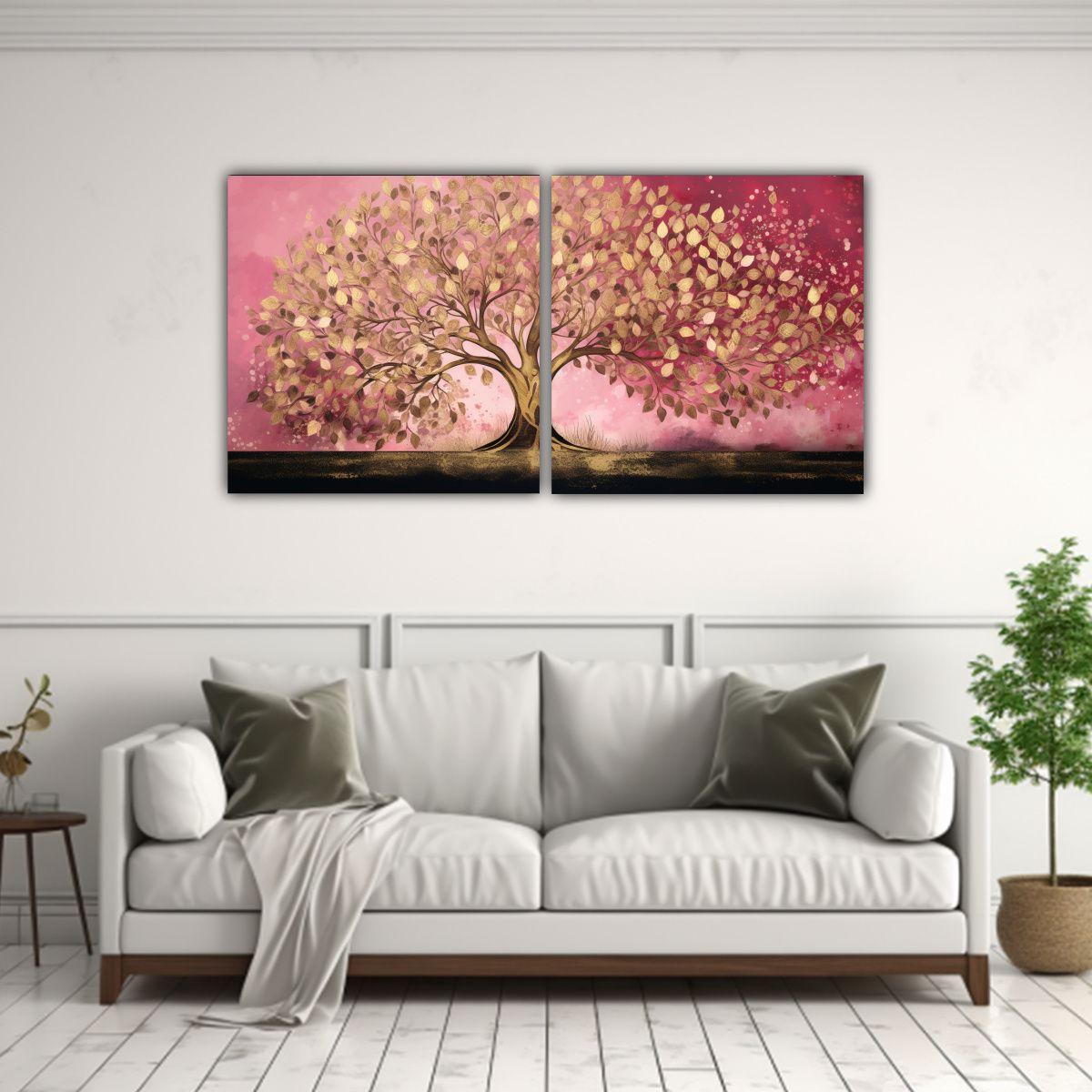 Obra Maestra De Fotografía: Set De 2 Telas En 160x80 Cm-2