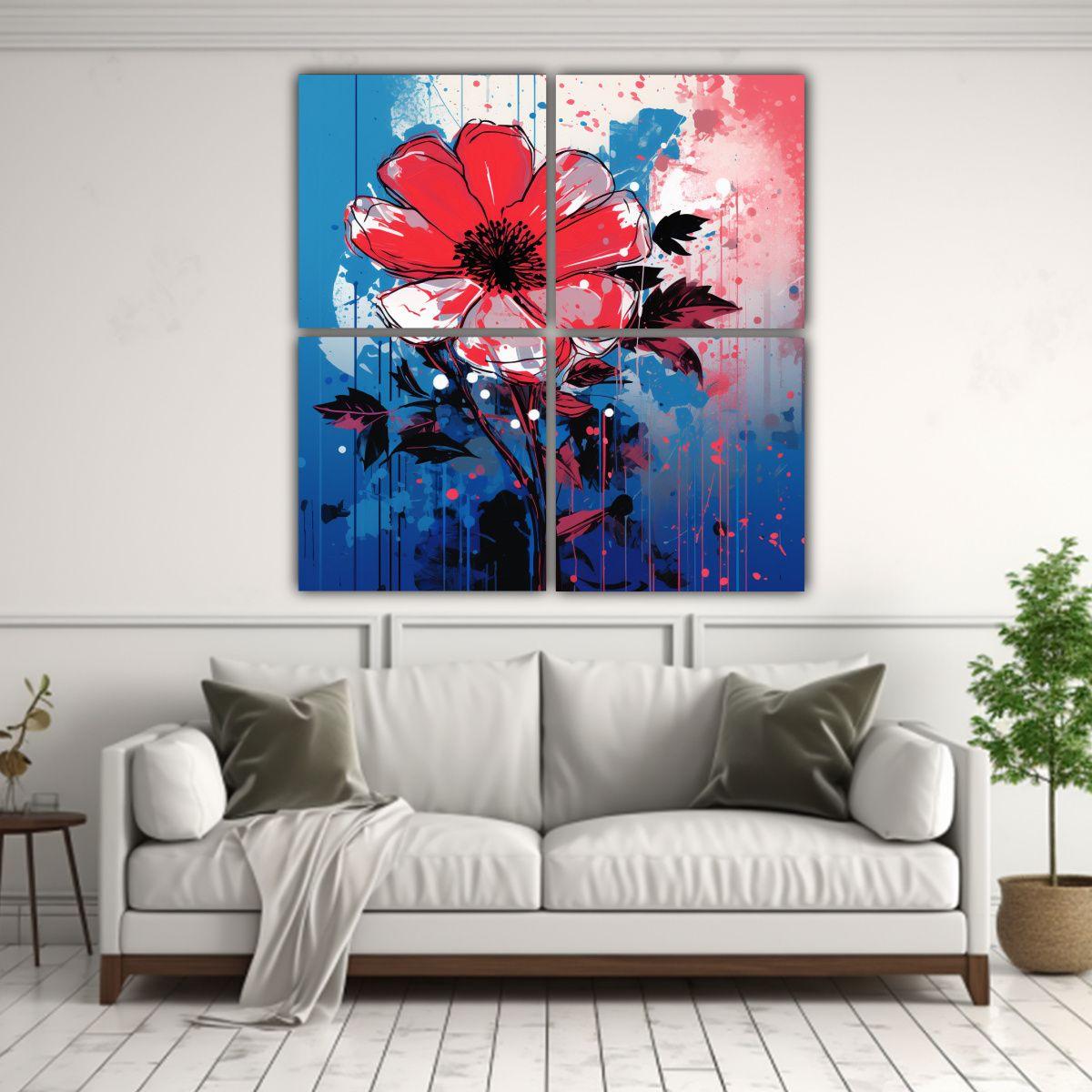 Pinturas Decorativas Con Temática De Vitalidad 60x60 Cm-2