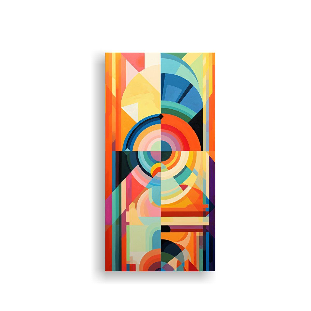 Arte Geométrico Abstracto Hippie Combinado, 40x80cm-0