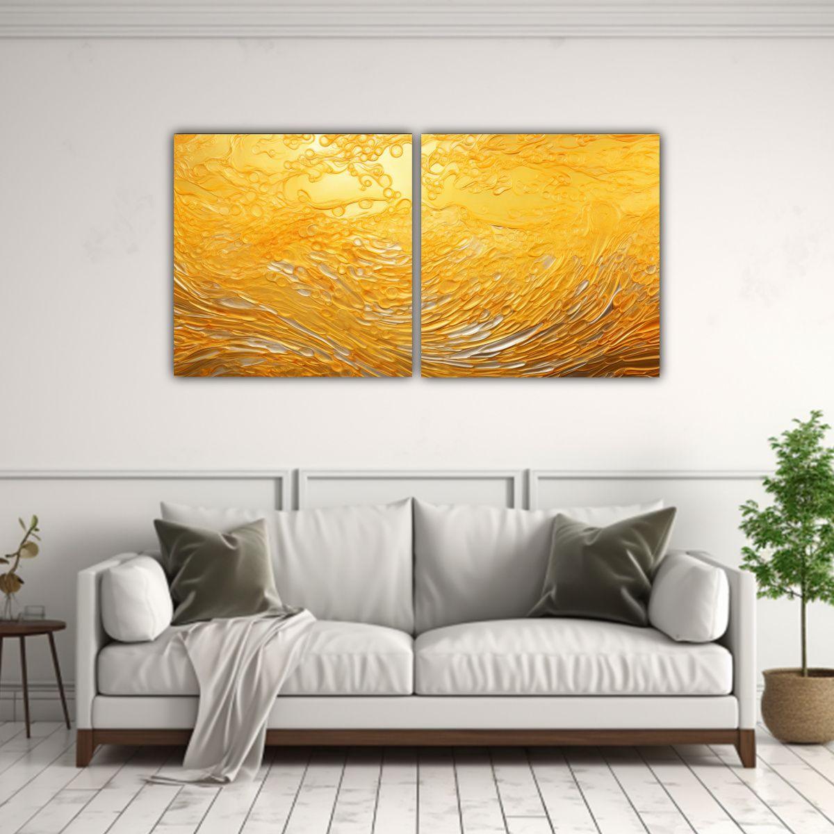 Dos Composiciones Movimiento Pop Art Estilo 160x80 Cm-2