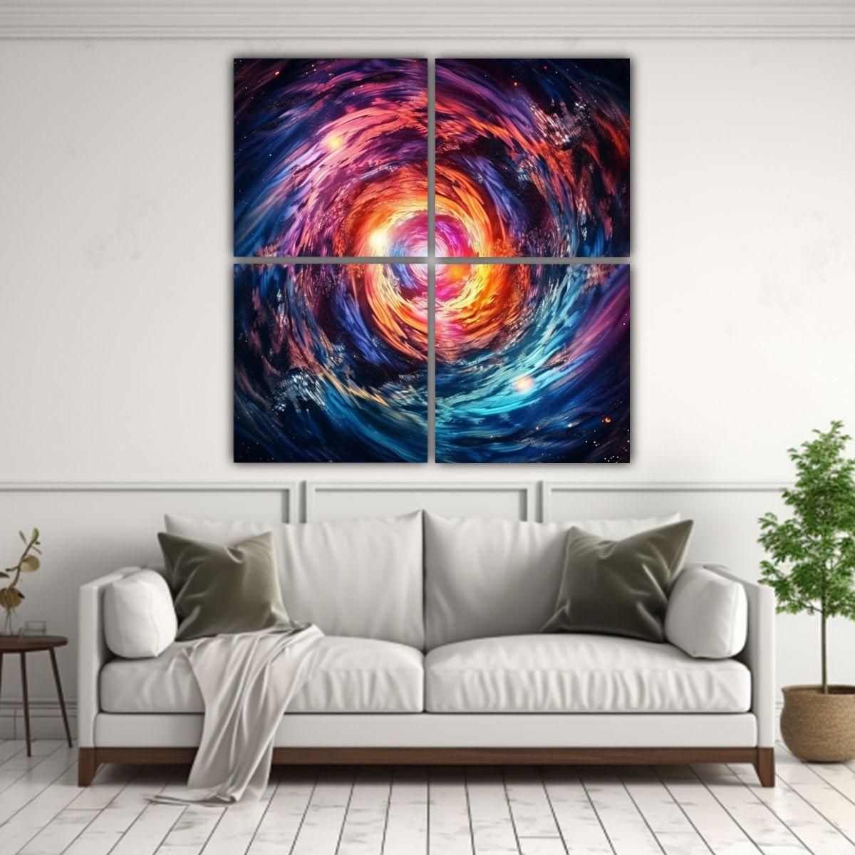 Pinturas Decorativas CH1018 Estilo Hiperrealista 60x60 Cm-2