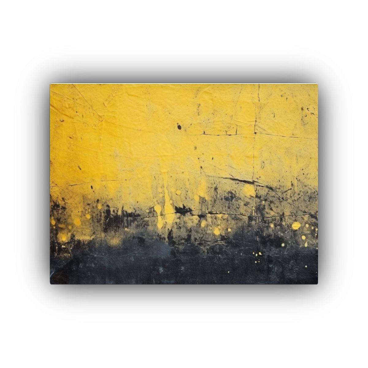 Fondo De Pared Moderno Y Bonito En Amarillo Y Negro 40x30cm-0