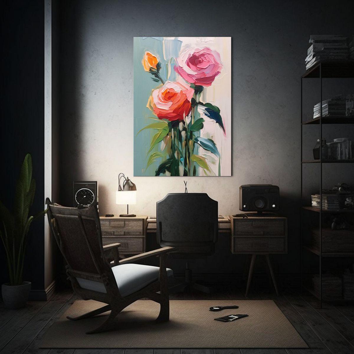 Pinturas De Decoración Con Concepto Minimalista 40x60cm-2