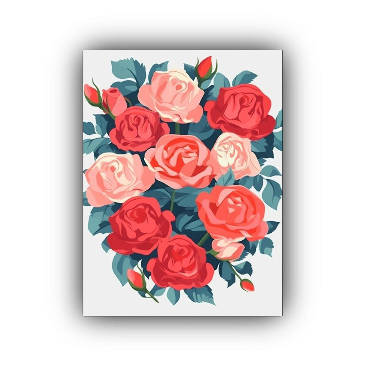 Tela Estilo Galería Con Temática Intenso Día 50x65cm-0