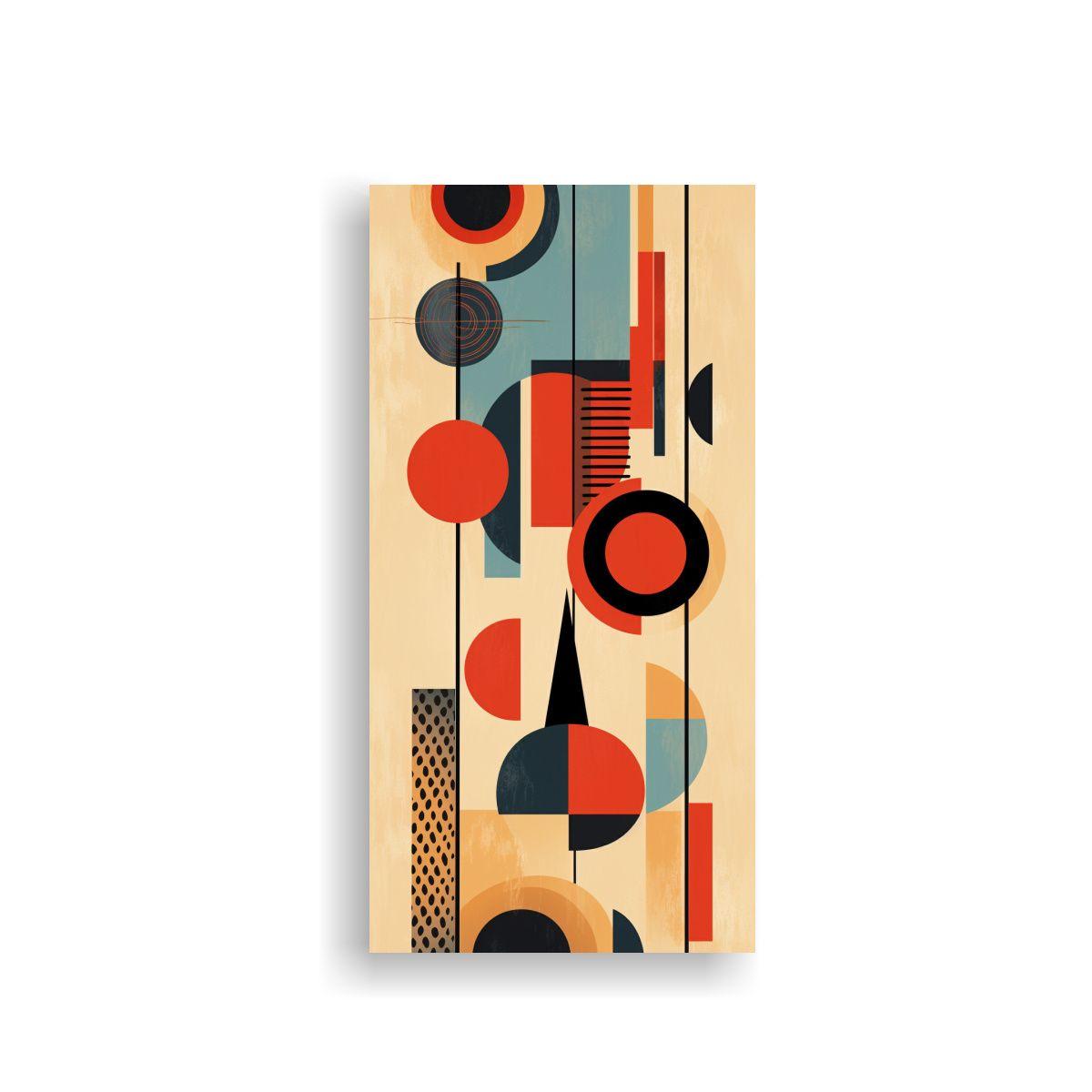 Cuadros De Decoración De Estilo Abstracto Geomét 50x100cm-0