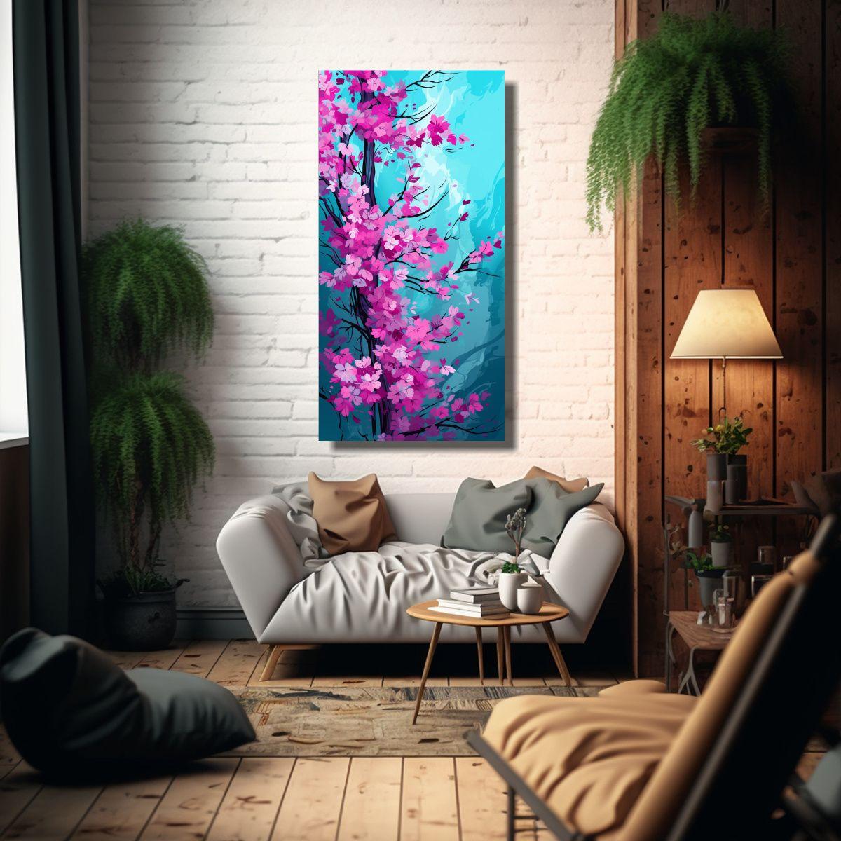 Pinturas De Decoración Estilo Moderno De Arte 50x100cm-2