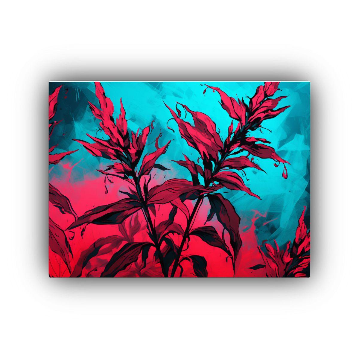 Pintura De Pared Horizontal Escena De Hierbas De Fireweed En 50x40cm-0